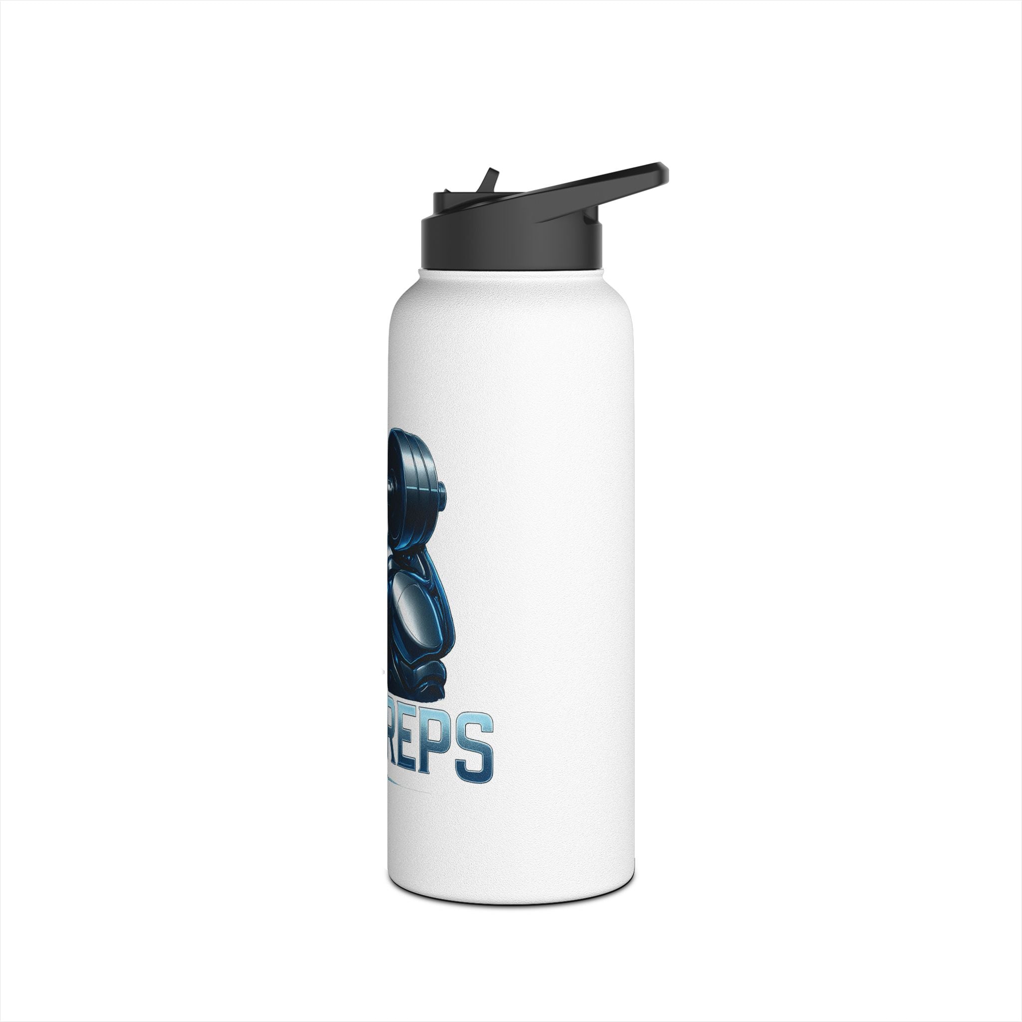 Muscle Power Stainless Steel Water Bottle, Hydration for Gym Lovers, Fitness Bottle, Workout Gear, Motivational Gift, Sports Drinkware